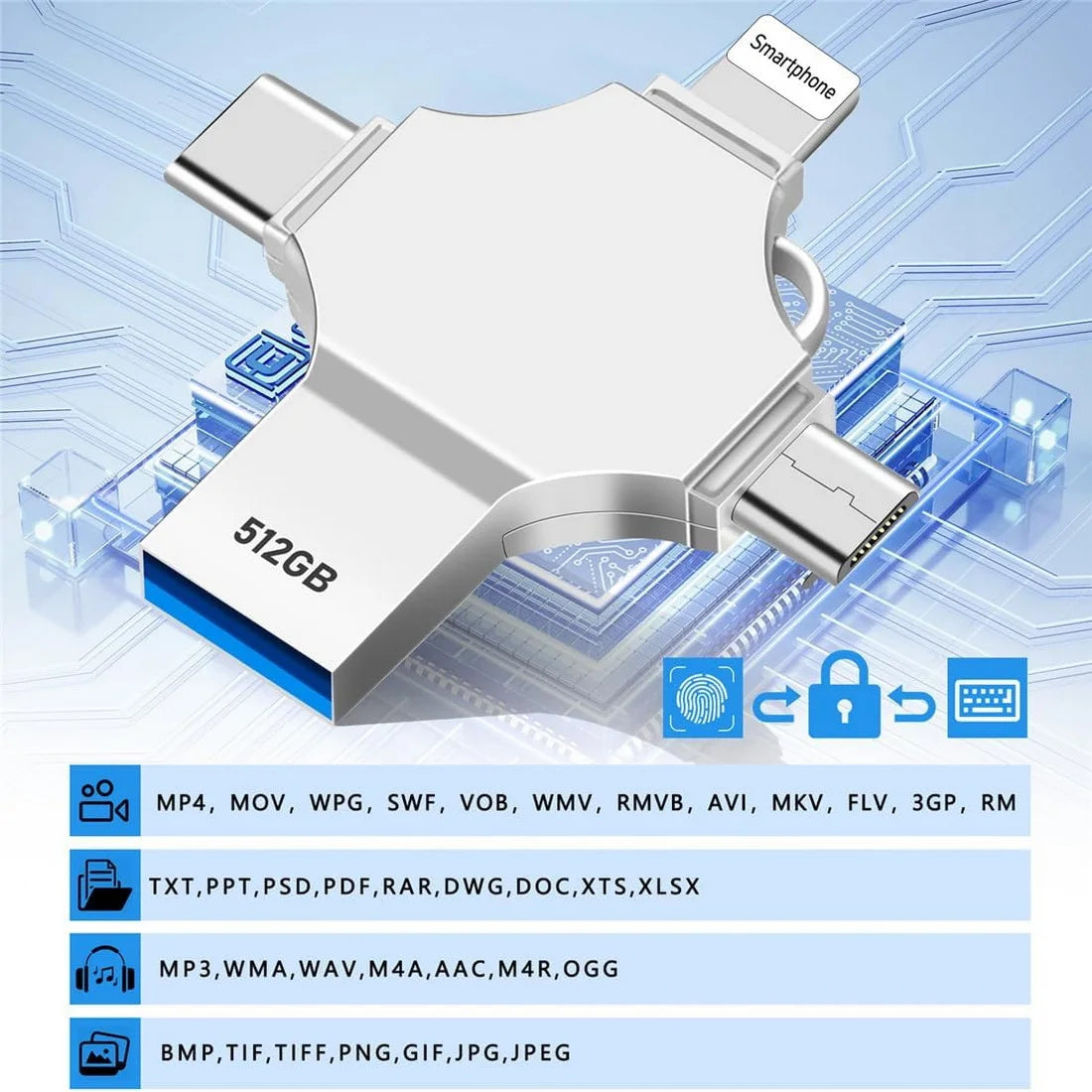 USB 4 en 1